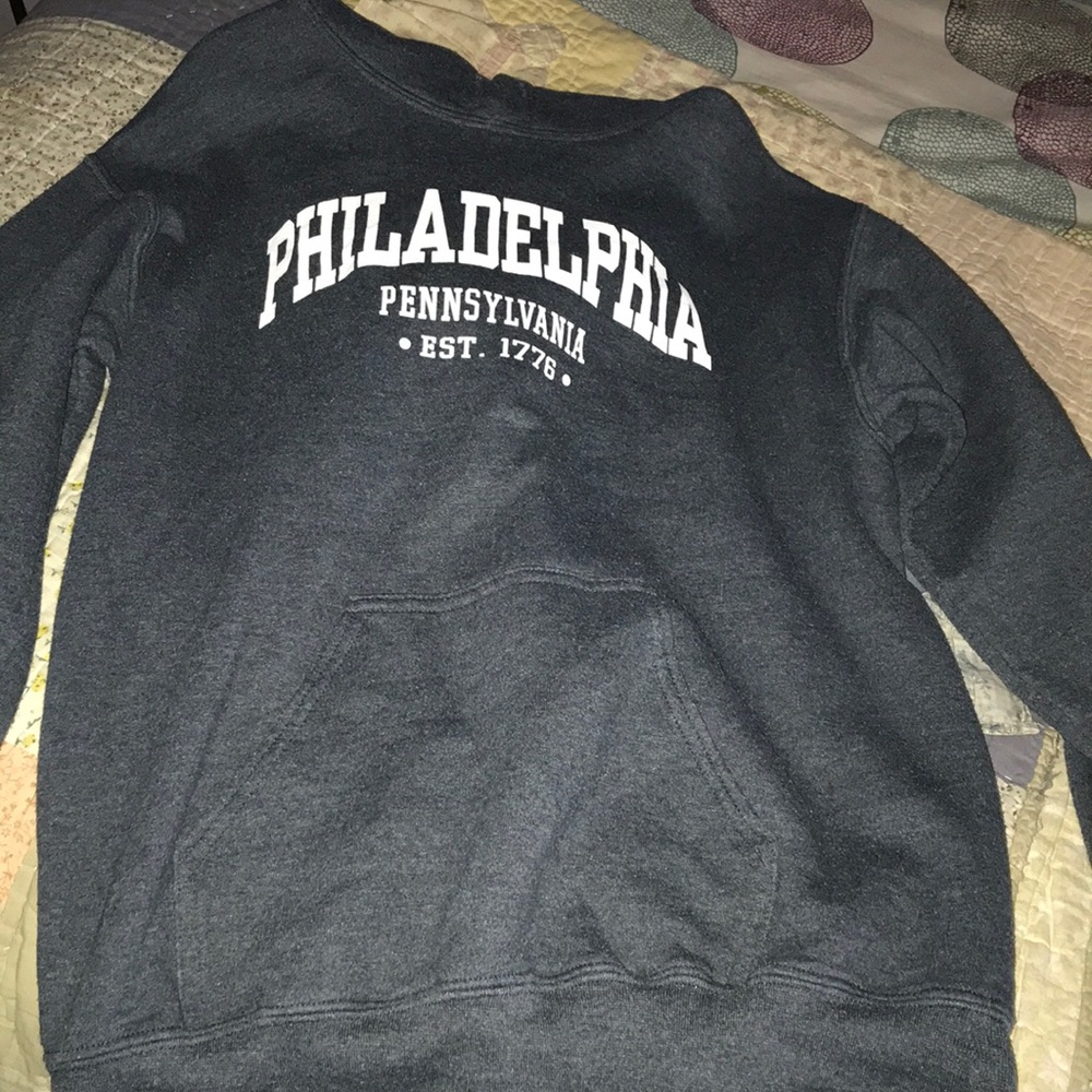 Grey Philadelphia Hoodie